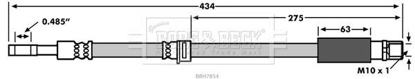 BORG & BECK Jarruletku BBH7854